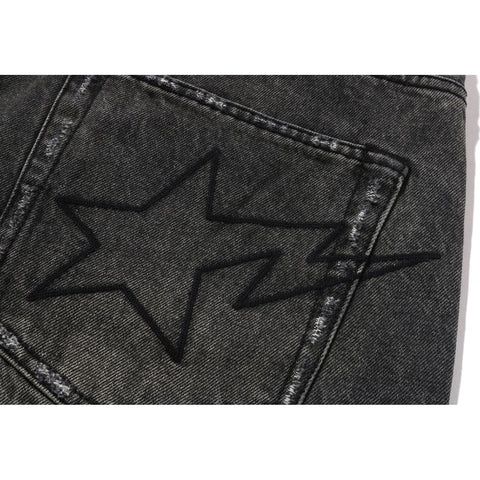 DESTROYED STA RELAXED FIT 13OZ DEMIN SHORTS MENS