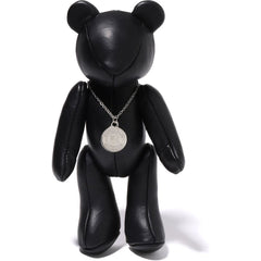 SOLID CAMO LEATHER BEAR PLUSH DOLL 25CM