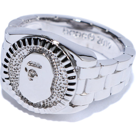 APE HEAD RING MENS