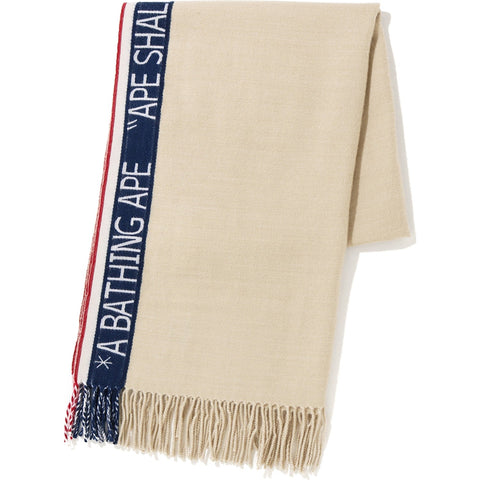 A BATHING APE BIG STOLE LADIES