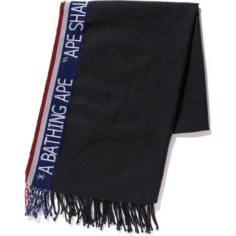 A BATHING APE BIG STOLE LADIES