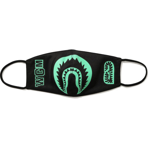 GLOW IN THE DARK SHARK MASK MENS
