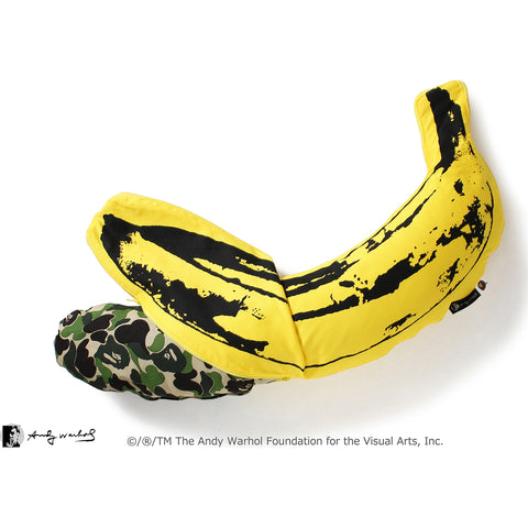 MEDICOM TOY ANDY WARHOL ABC BANANA CUSHION (S) M