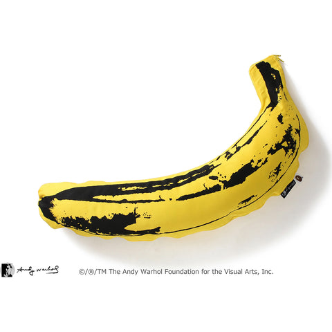 MEDICOM TOY ANDY WARHOL ABC BANANA CUSHION (S) M