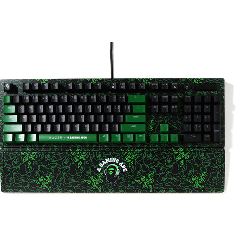 RAZER X A BATHING APE NEON CAMO BLACKWIDOW V3 MENS