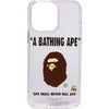 A BATHING APE IPHONE 14 PRO MAX CLEAR CASE