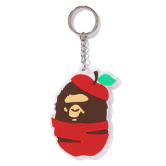 BAPE STORE NEWYORK BIG APPLE KEYCHAIN M