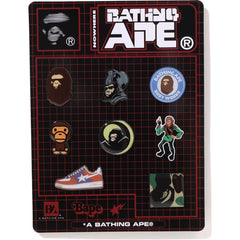 A BATHING APE PINS SET M