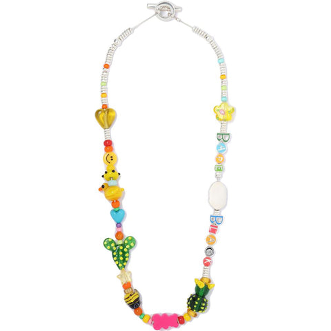 BAPE BLACK BEADING NECKLACE (48CM) MENS