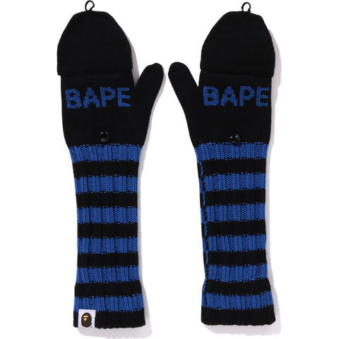 HOOP BAPE KNIT LONG GLOVES KIDS