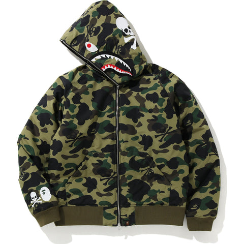 MM BAPE HOODIE DOWN JACKET MENS