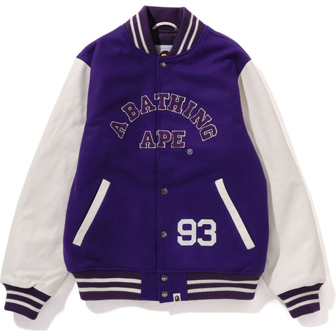 GIANT APE HEAD VARSITY JACKET MENS