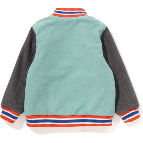APE HEAD VARSITY JACKET KIDS