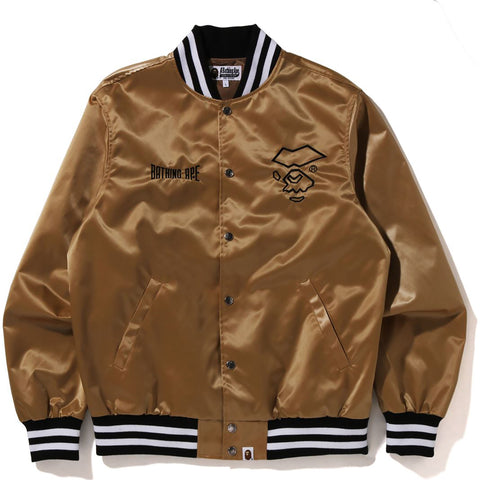 NYLON VARSITY JACKET M