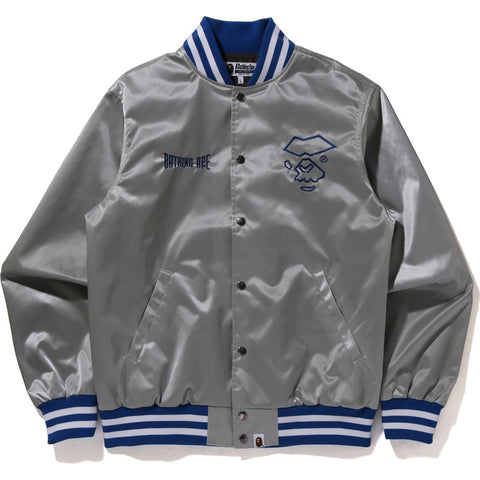 NYLON VARSITY JACKET M