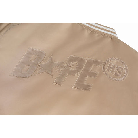 BAPE X HIGHSNOBIETY NYLON VARSITY JACKET MENS