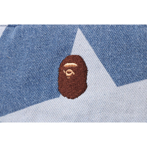STA PATTERN DENIM BUCKET HAT MENS