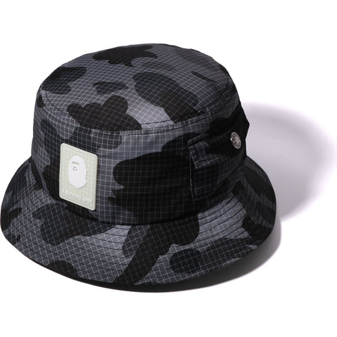 GRID CAMO BUCKET HAT M