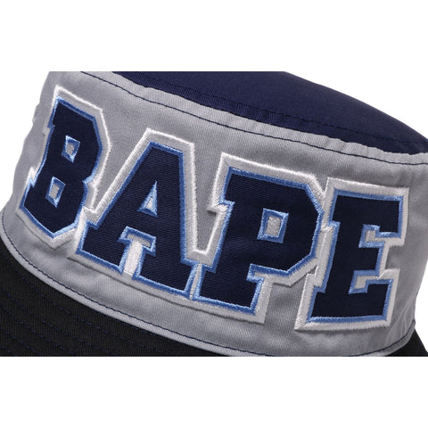 BAPE COLOR BLOCK BUCKET HAT KIDS