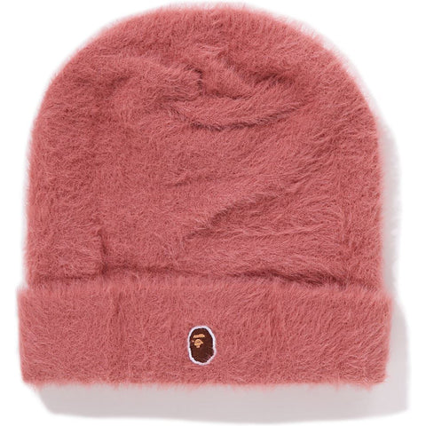 APE HEAD ONE POINT SHAGGY KNIT CAP LADIES