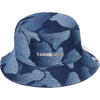 RAINBOW JACQUARD METAL LOGO PIN BUCKET HAT MENS