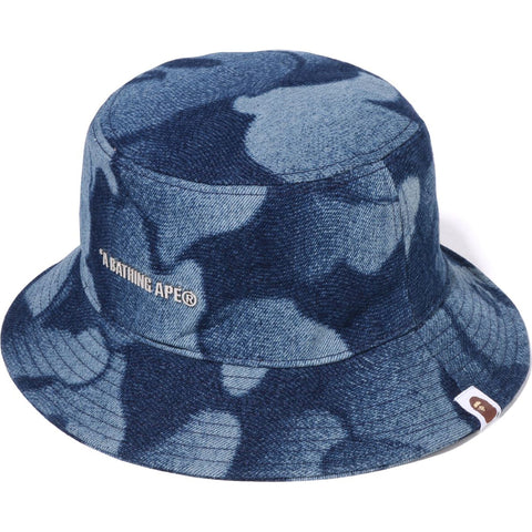 RAINBOW JACQUARD METAL LOGO PIN BUCKET HAT MENS