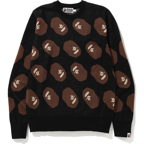 APE HEAD KNIT MENS