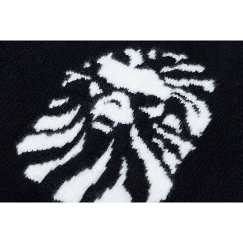 BAPE BLACK COLLEGE CARDIGAN MENS