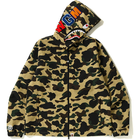 1ST CAMO SHARK HOODIE JACKET MENS