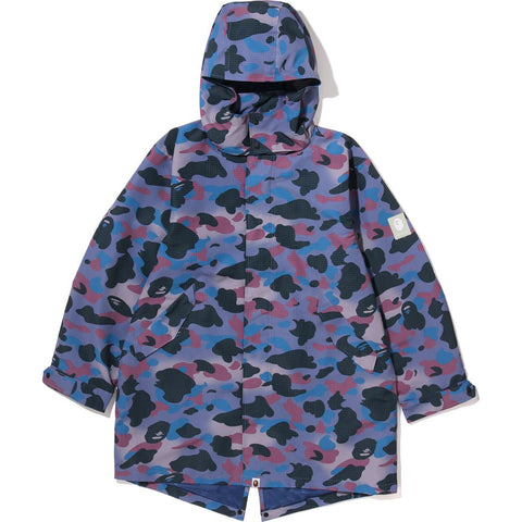 GRID CAMO RELAXED FIT FISH TAIL COAT MENS