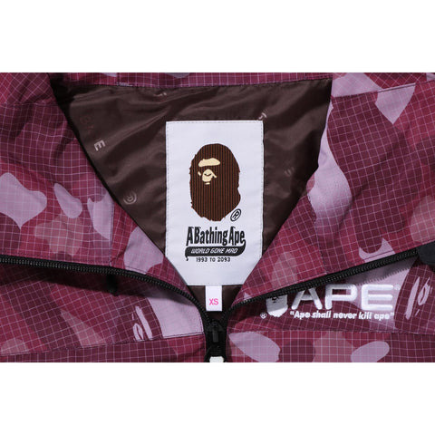 GRID CAMO HOODIE JACKET LADIES