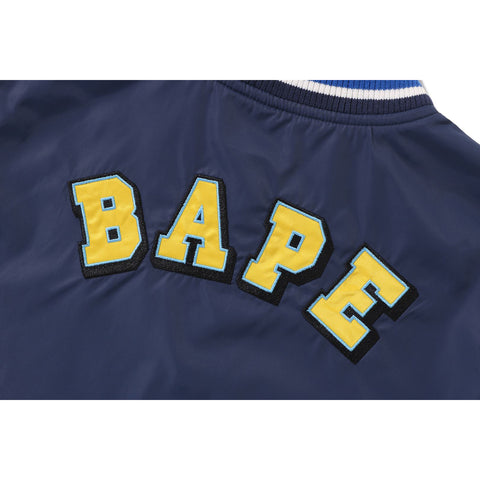 APE HEAD B PATCH VARSITY JACKET K