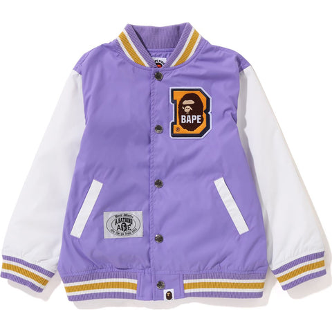 APE HEAD B PATCH VARSITY JACKET K