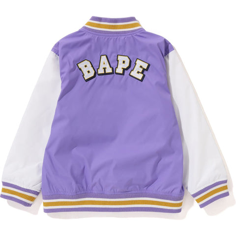 APE HEAD B PATCH VARSITY JACKET K