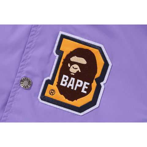 APE HEAD B PATCH VARSITY JACKET K