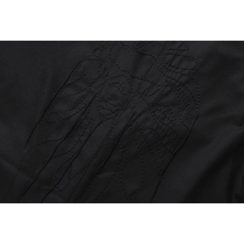 BAPE BLACK APE HEAD DISTRESSED OVERCOAT MENS