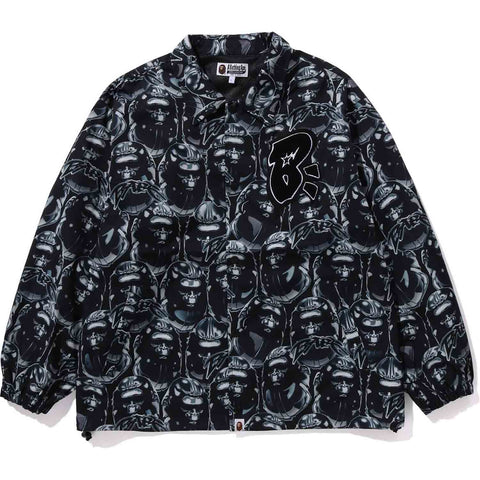 APE HEAD GRAFFITI COACH JACKET RELAXED FIT MENS