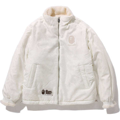 TONAL SOLID CAMO SHERPA REVERSIBLE JACKET MENS