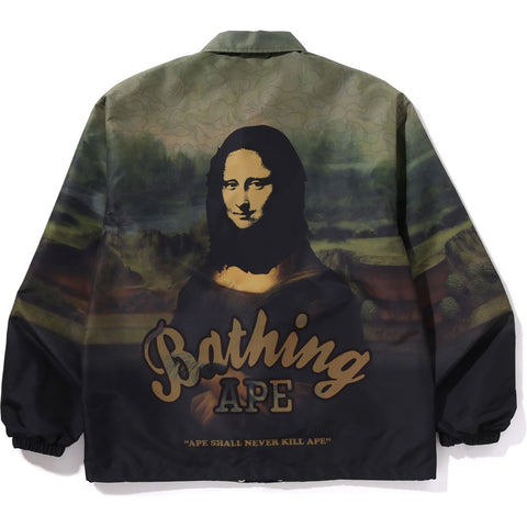 ART PRINT COACH JACKET MENS
