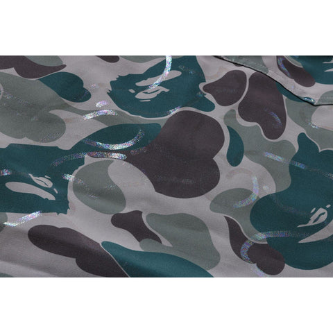BAPE MENS LAMINATED CAMO SNOWBOARD JACKET