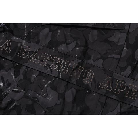 BAPE MENS LAMINATED CAMO SNOWBOARD JACKET