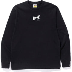 BAPE STA ILLUSTRATION L/S TEE MENS