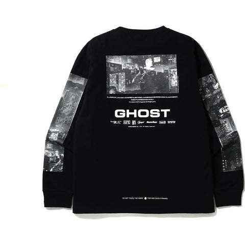 BAPE GHOST L/S TEE MENS