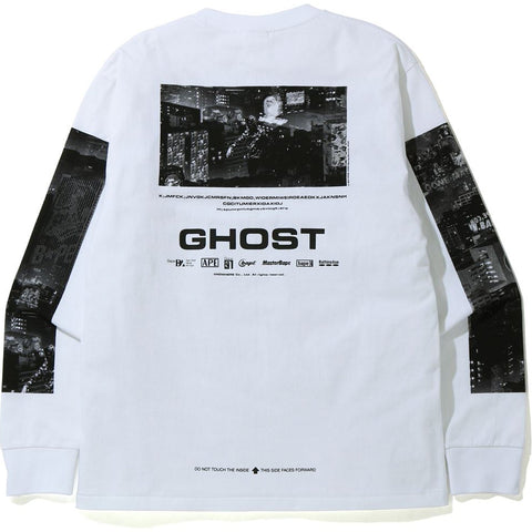 BAPE GHOST L/S TEE MENS