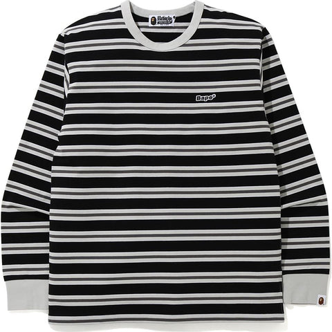 BAPE PATCHED HOOP L/S TEE MENS