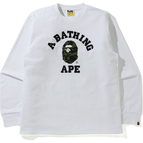 1ST CAMO COLLEGE L/S TEE MENS