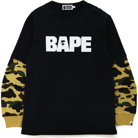1ST CAMO LAYERED L/S TEE MENS