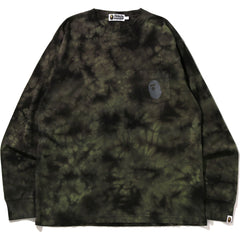 TIE DYE ONE POINT POCKET RELAXED FIT L/S TEE MENS