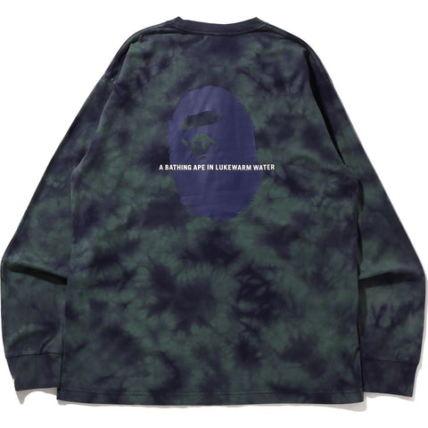 TIE DYE ONE POINT POCKET RELAXED FIT L/S MENS