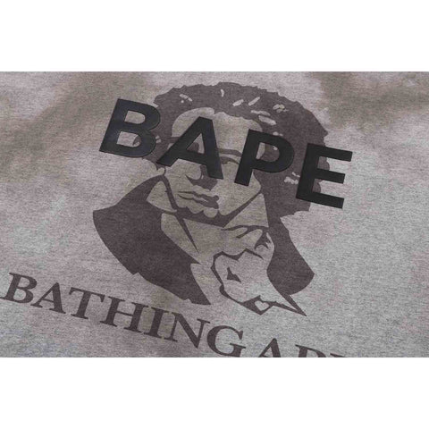 TIE DYE BATHING APE L/S TEE RELAXED FIT MENS